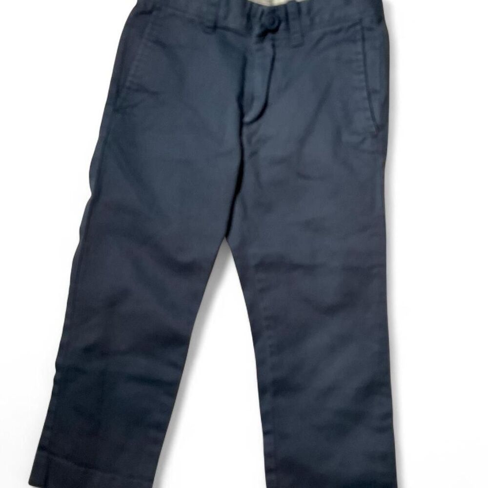 Crewcuts J. Crew Boys Skinny Chino Pants Navy Blue School Uniform Size 3